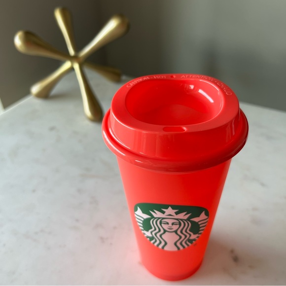 Starbucks Orange Color-Changing Cup - Picture 2 of 4